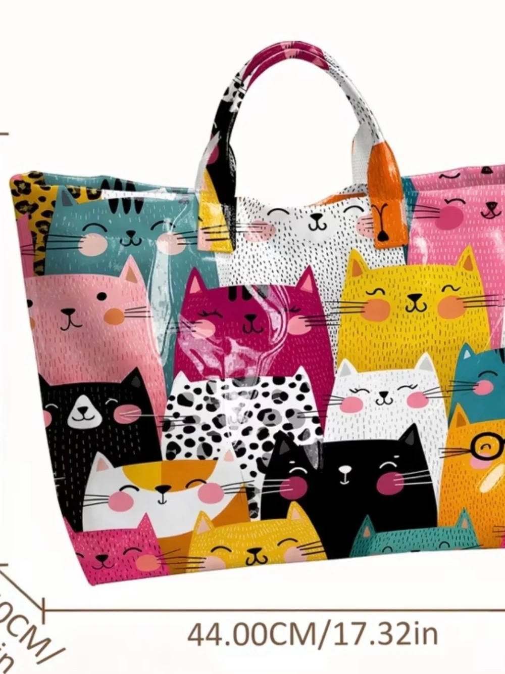 CATS, CATS AND MORE CATS #2! PVC Tote ~by GECKO